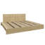 ZEN OMEGA - Lit plateforme avec tête de lit - Assemblage facile, aucun sommier requis-703770918-683407691
