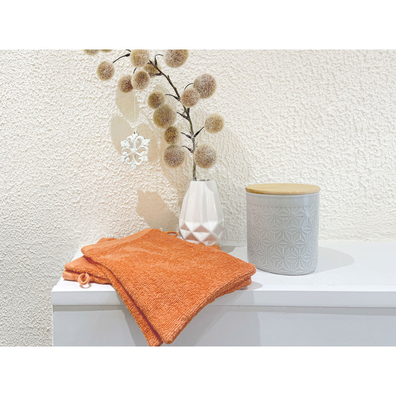 Midweight Washcloth, Terracotta