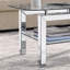 Table basse rectangulaire en verre trempé