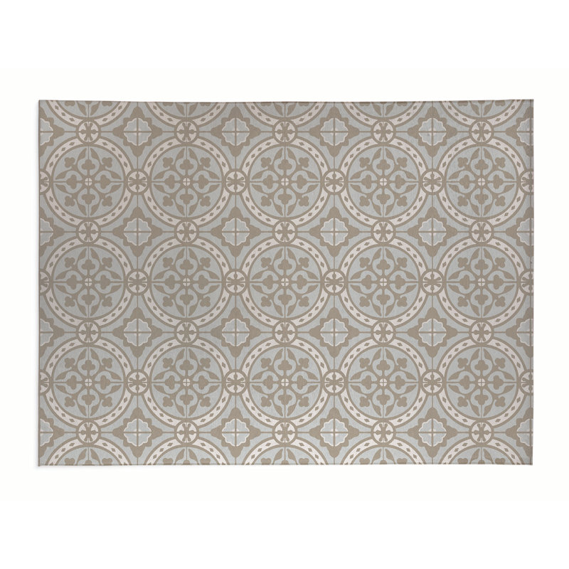 Tapis de cuisine Aleah, Rectangulaire 3 pi x 5 pi, Taupe