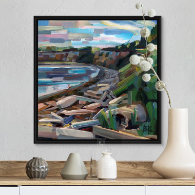 «Early Morning on the Beach» par Brooke Borcherding, reproduction d'art sur toile