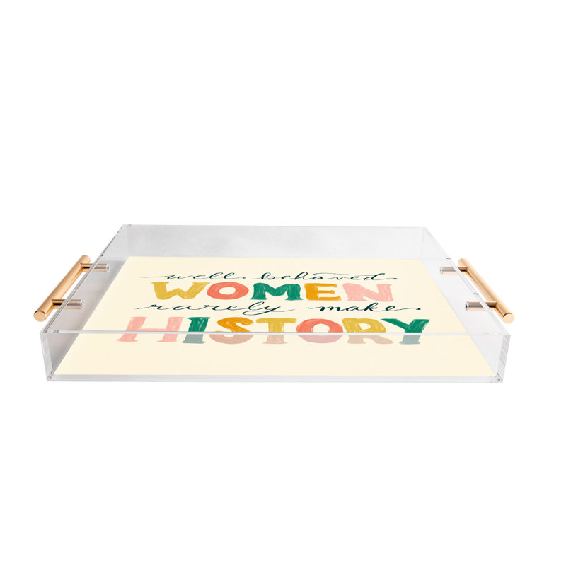 Plateau en acrylique pour femme Rachel Szo