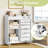 Rolling Storage Cart with Pegboard Top and 6 Drawers, Mobile Utility Cart with Locking Wheels, Multifunctional Craft Organizer, Storage Cabinets, Storage Drawer
