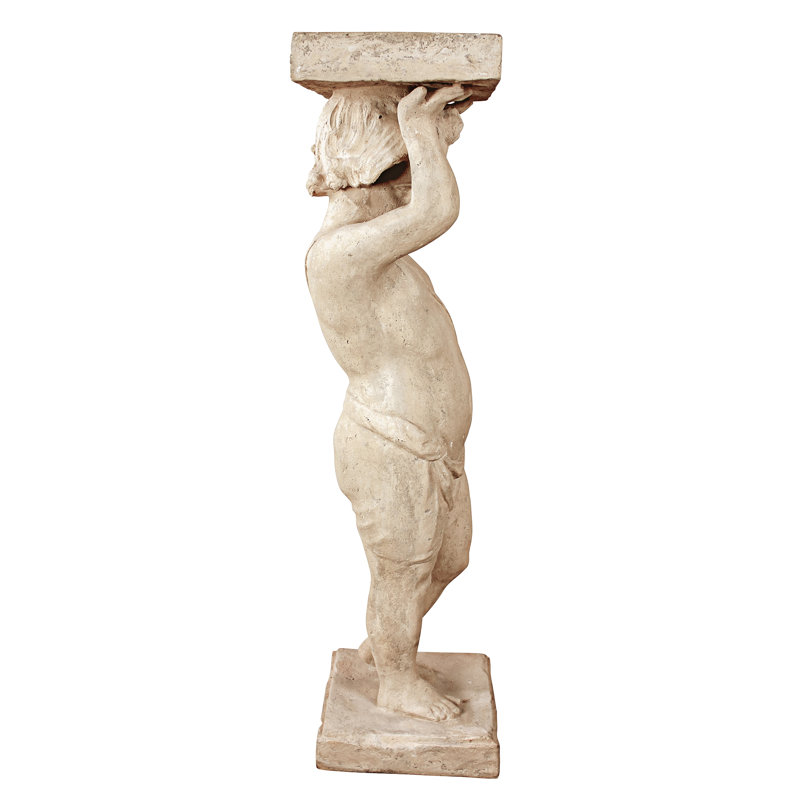 Royal Palace of Caserta Cherub Pedestal Statue