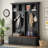Mudroom Versatile Coat Rack with 2 Large Drawer-213755473