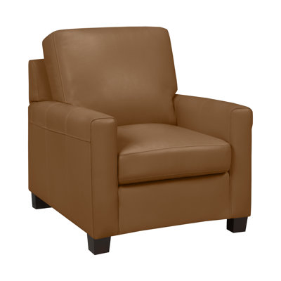 Fauteuil en cuir Anum