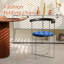 48.01cm H Upholstered Metal Folding Side Chair-742259249