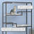 62" Metropolitan Cat Condo - Metal Frame Modern Cat Tower with Replaceable Cushions-80972649-80972648
