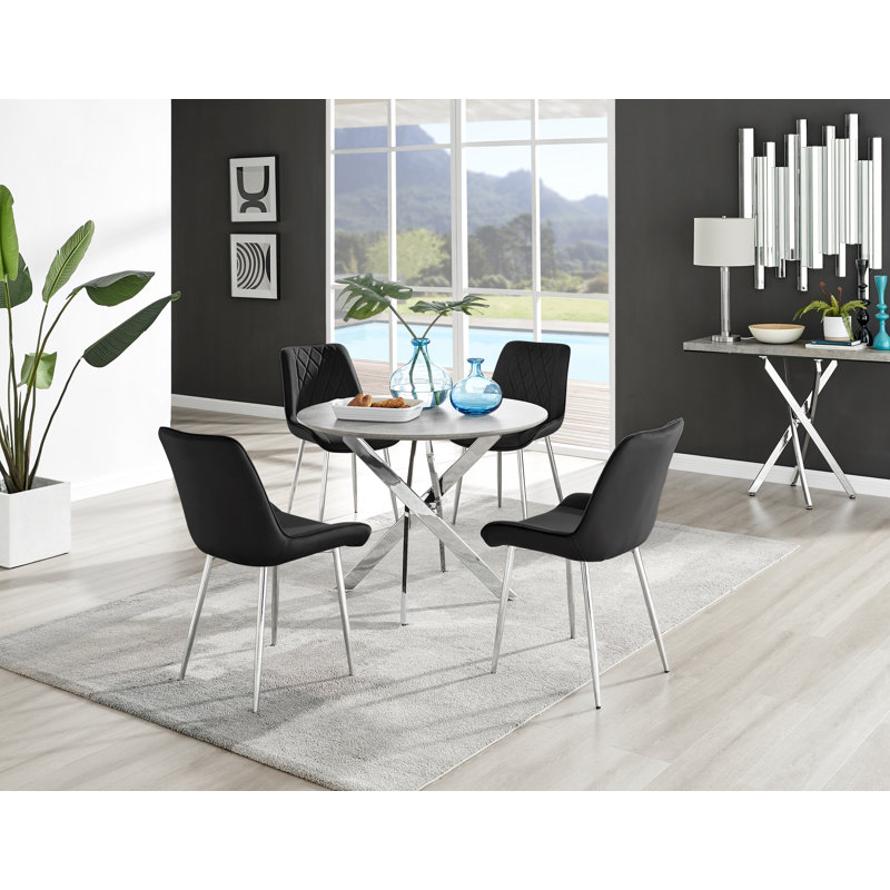 4 - Person Pedestal Dining Set