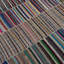 Kilim surdimensionné rétro 12,7 x 19,6 pi Tapis en coton tissé à la main. Tapis turc coloré. Taille réglable