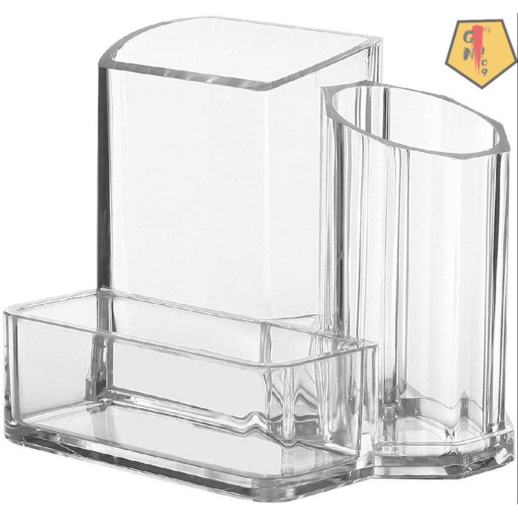 Inbox Zero Kaayla 16 Slot Acrylic Pen Holder