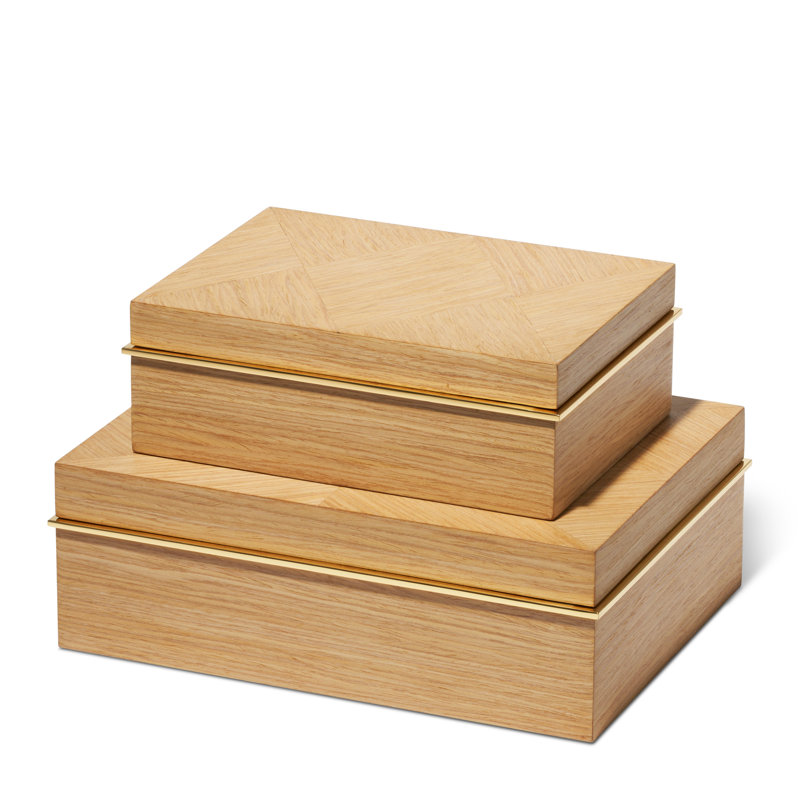 Marcello Small Box, Oak