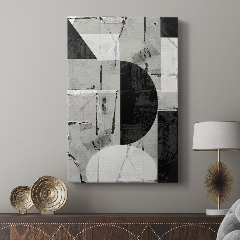 Abstract Neutrality I -Custom Wrapped Gallery Cavas, 36" H x 24" W