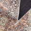 Tapis oriental rectangulaire en polyester tissé à la machine en terre cuite Shylyn-1471087864