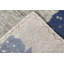 Velours en laine gris, moderne, abstrait, rêveur d'inspiration scandinave, bleu, gris 10 pi 3 po x 14 pi 8 po