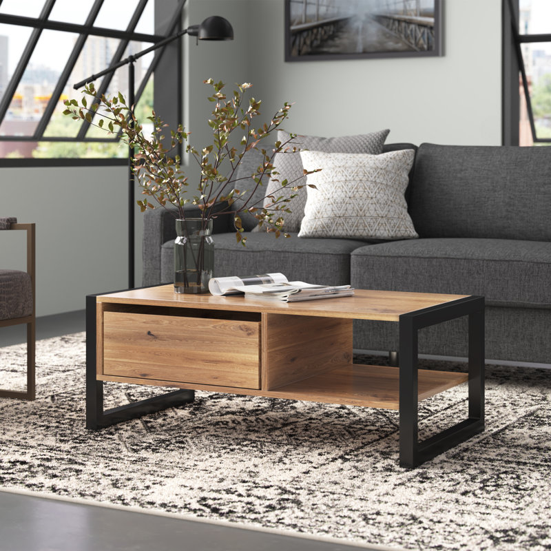 Table basse avec rangement Woodlake
