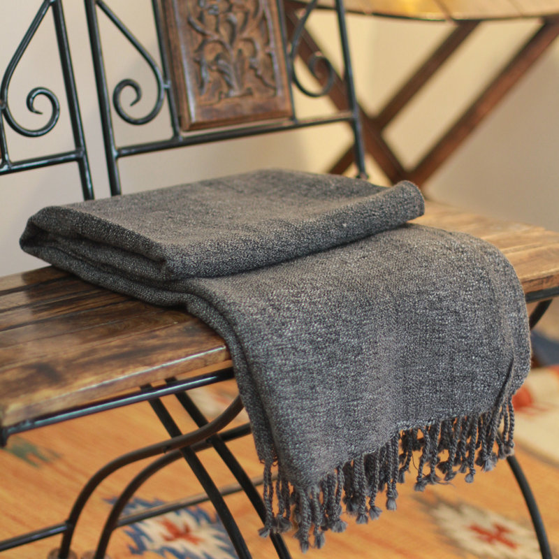 The Seema Hand Woven Throw Blanket