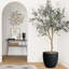 Pot à fleurs noir avec trou de drainage de 17,5 po de diamètre Acushnet-1333807577-1333807582