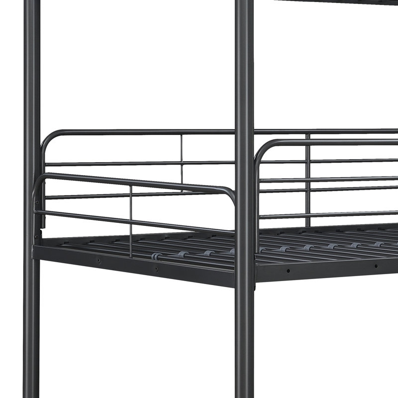 Furniture   Triple Bunk Bed, Twin/Twin/Twin, Black, Twin