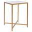 LA Marble Cross Legs End Table-72595244