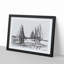 Boats in Majorca in Abstract - Picture Frame Drawing Print-55679169-55679172