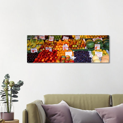 Pike Place Market Seattle WA USA - Wrapped Canvas Panoramic Print