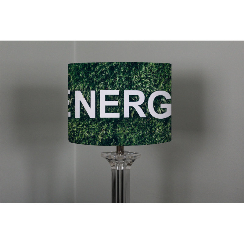 25cm H Canvas Drum Pendant Shade ( Clip On )