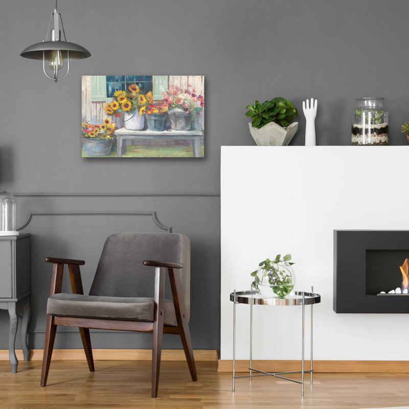 «Green Bench Bright» par Carol Rowan, H 16 po x l 24 po x P 0,2 po