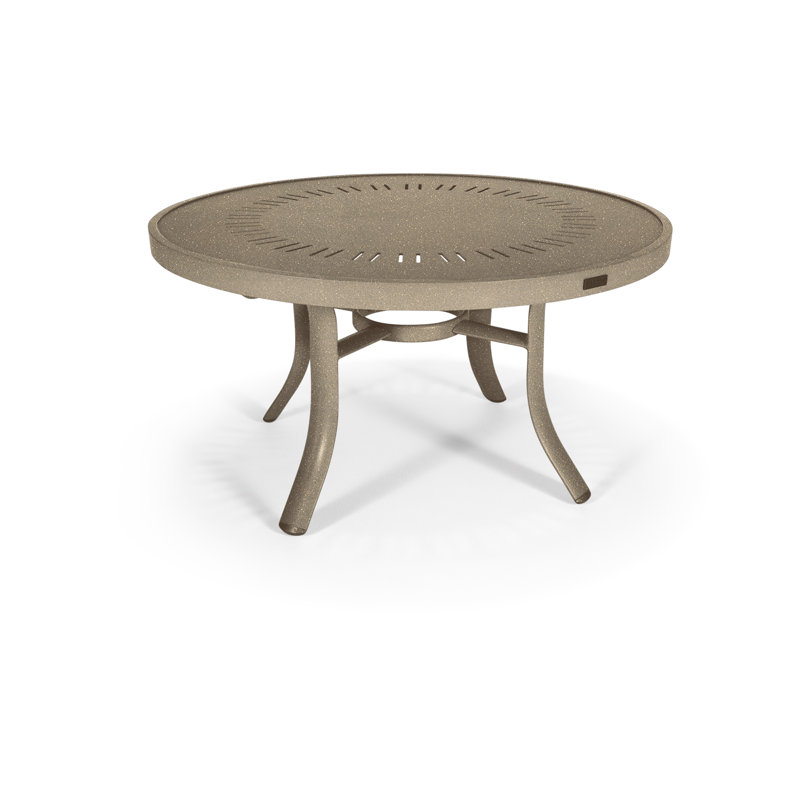 Icon 42" Chat KD Table x 20"H, Beige / Camel