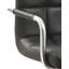 Tabouret de bar contemporain à accoudoirs pivotants réglables avec coussin, noir-674172624