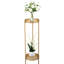 Support pour plante pliante en métal Golden 2, stable et pratique pour les plantes d'intérieur et d'extérieur