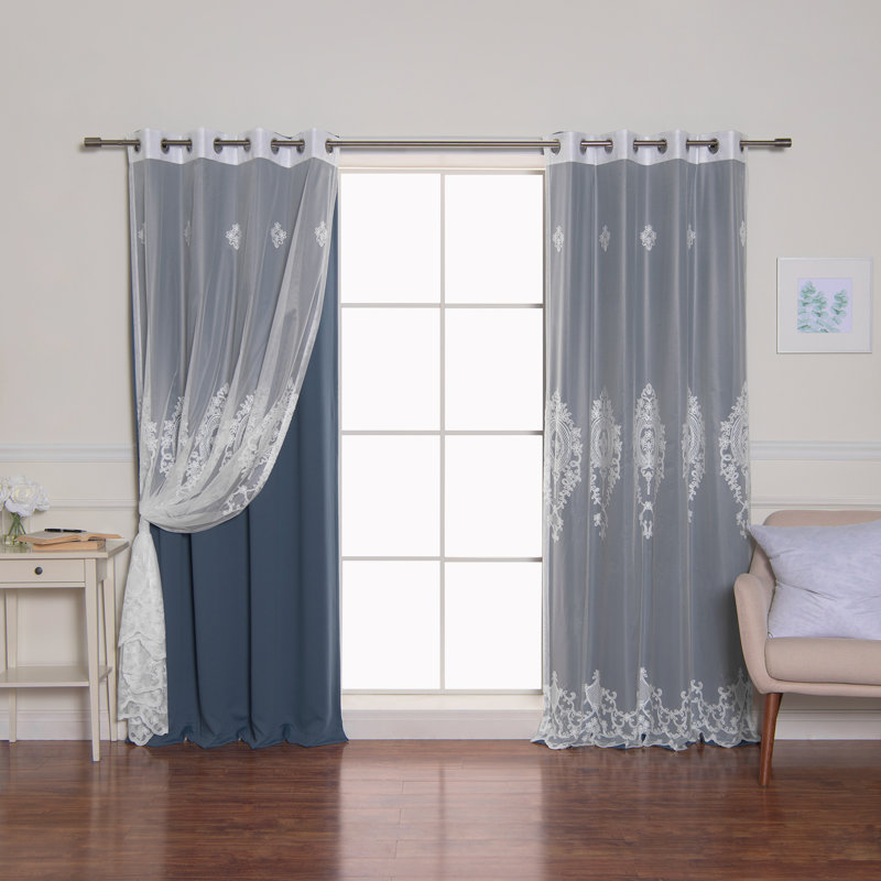 Salomon Blackout Curtain, Inigo, 52" W x 84" L