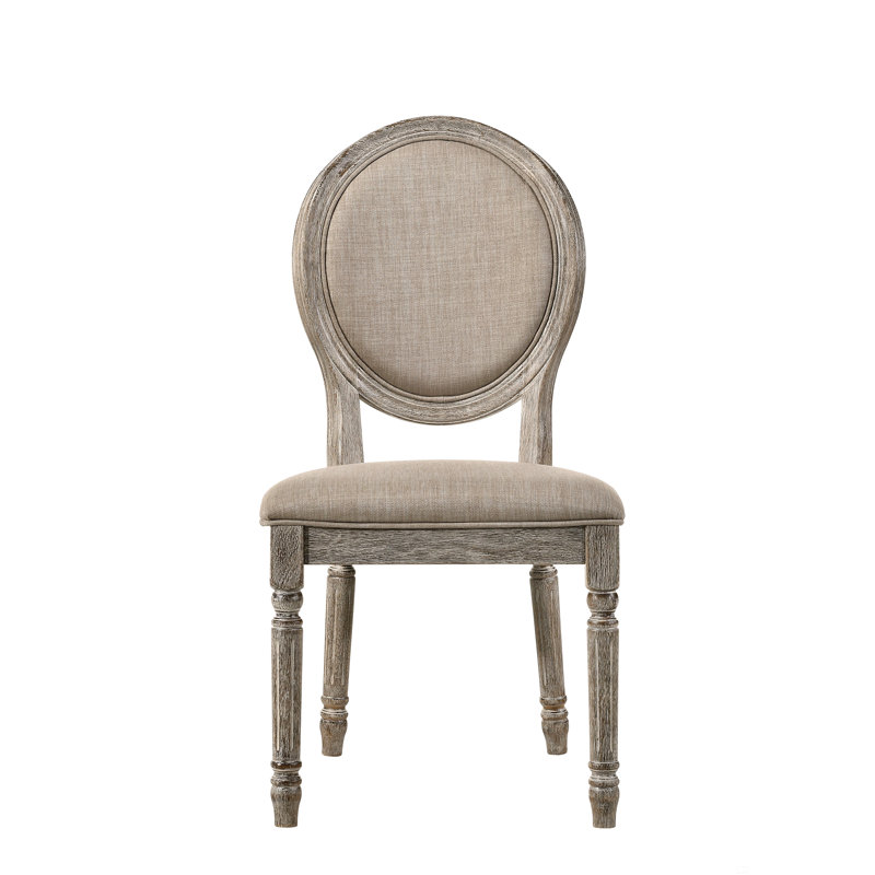 Chaise d'appoint en tissu (ensemble de 2)
