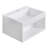 Solid Surface Resin 17.7" Wall-Mounted Single Bathroom Vanity