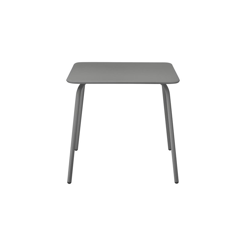 YUA Square 31.5'' L x 31.5'' W Outdoor Bistro Table, Granite Gray