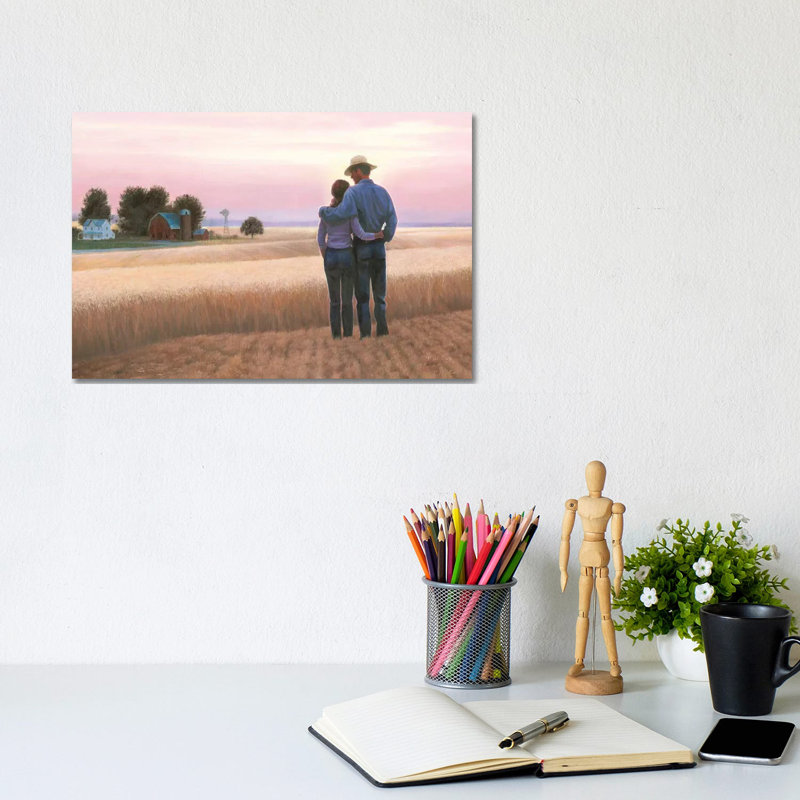 Family Farm by James Wiens - 1 Piece Wrapped Canvas Painting, 20.32cm H x 30.48cm W x 1.91cm D