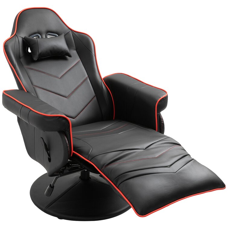Inbox Zero Reclining Ergonomic Swiveling PC & Racing Game Chair with  Footrest & Reviews