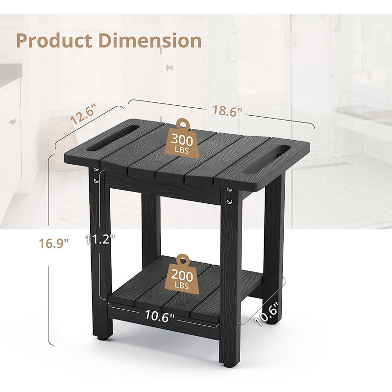 Banc de douche Armantine 11,2 W