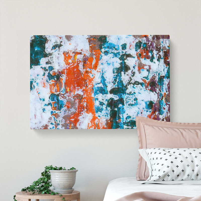Abstract Art Painting Vol.96 - Wrapped Canvas, 35cm H x 50cm W x 3cm D