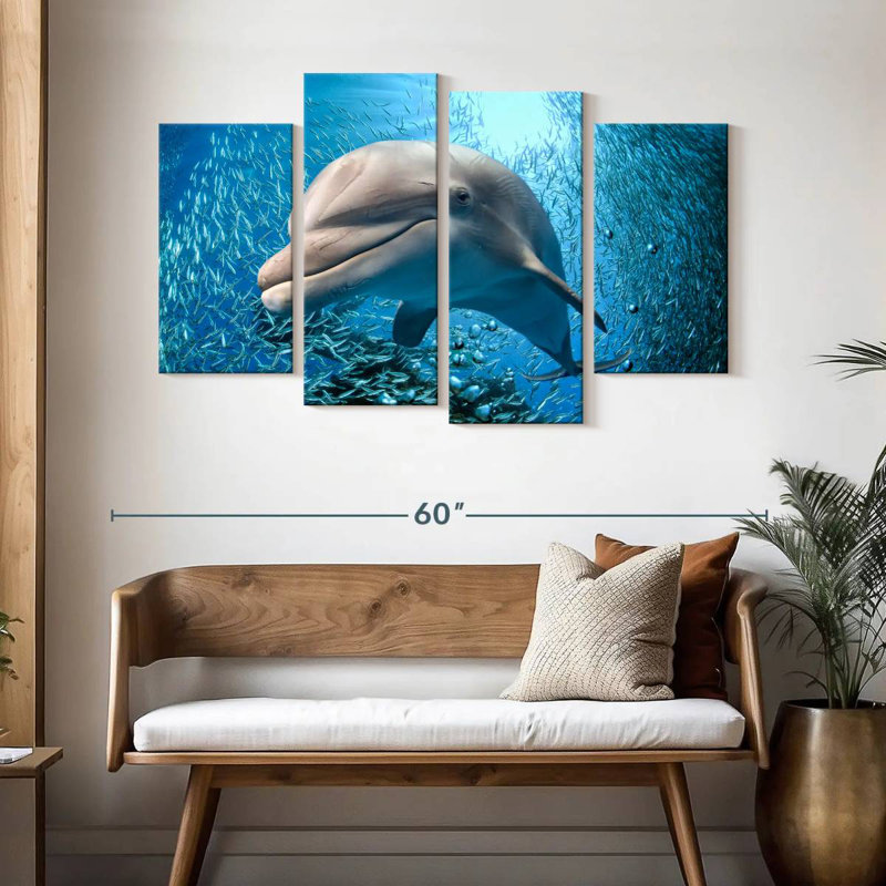 Brampt Dolphin Close Up, 32" H x 52" W
