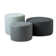Celine 24" Wide Pouf A in Nubuck Fabric