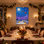«Christmas Santa Flying Over Snowy Village Night», ensemble de 3 impressions sur toile