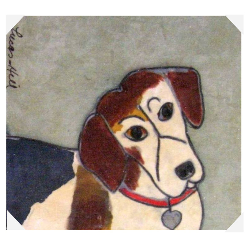 Vinyl Square 4 Piece Coaster Set
