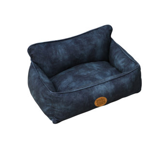 Snug And Cosy Blue FAUX WOOL Pet Bed