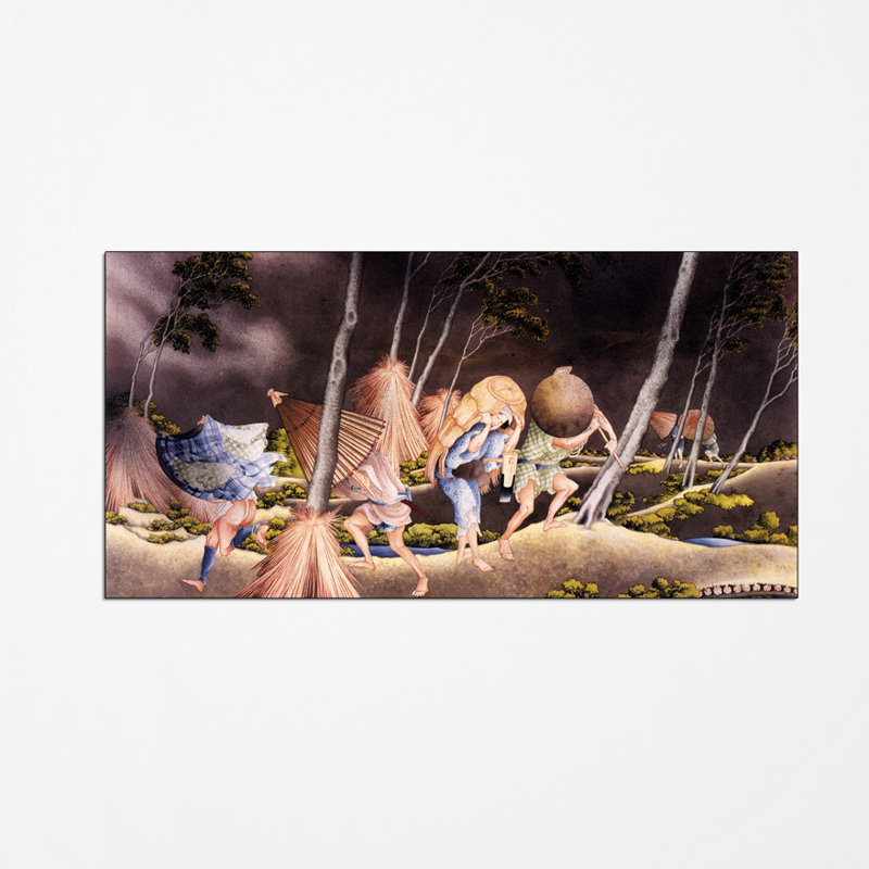 Hokusai - Wrapped Canvas Painting, 50cm H x 100cm W x 1.8cm D