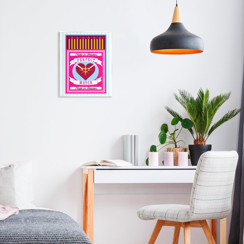 Plaque murale «Perfect Match Made In Heaven» par Lil 'Rue