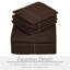 Ensemble de draps 6 pièces en microfibre brossée double ultra douce, feuilles rafraîchissantes avec poches très profondes - Lavable à la machine-102691420-102691425