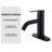Single Hole Single-Handle Bathroom Faucet With Deck Plate-107439097