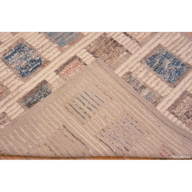 Artsy One-of-a-Kind 3'6" X 12'9" Hand Knotted Area Rug