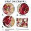 Rouge, rouge, rose, grunge, or, roses, art mural, salon-104687074-104687076